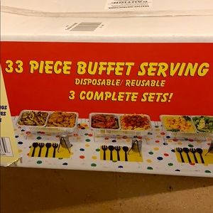 Buffet serving set